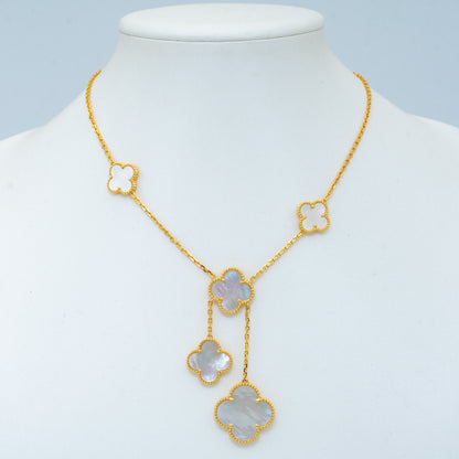 [moco jewelrys]KLEE PERLMUTT KETTE 6 MOTIVE