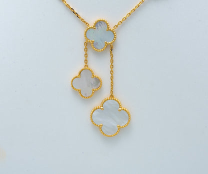[moco jewelrys]KLEE PERLMUTT KETTE 6 MOTIVE