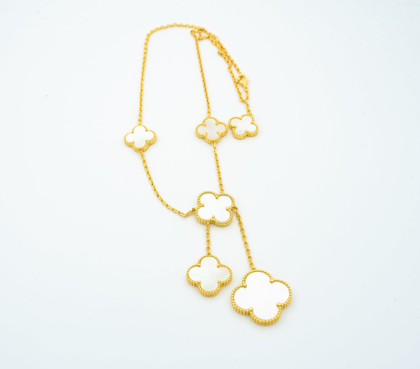 [moco jewelrys]KLEE PERLMUTT KETTE 6 MOTIVE