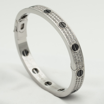 [moco jewelrys]LIEBESARMBAND 6.1MM DIAMANTBESETZT KERAMIK