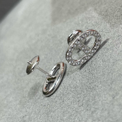 [moco jewelrys]HM VOLLDIAMANT SCHWEINENASEN OHRSTECKER