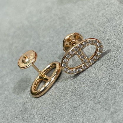 [moco jewelrys]HM VOLLDIAMANT SCHWEINENASEN OHRSTECKER