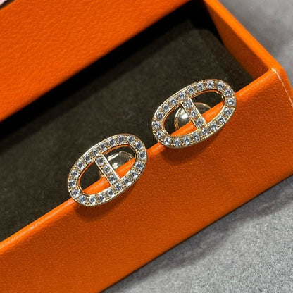 [moco jewelrys]HM VOLLDIAMANT SCHWEINENASEN OHRSTECKER