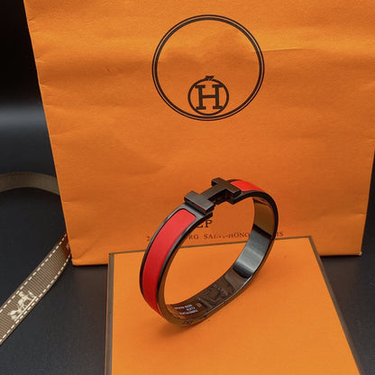 [moco jewelrys]CLIC HM SO SCHWARZ ROTES ARMBAND