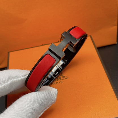 [moco jewelrys]CLIC HM SO SCHWARZ ROTES ARMBAND