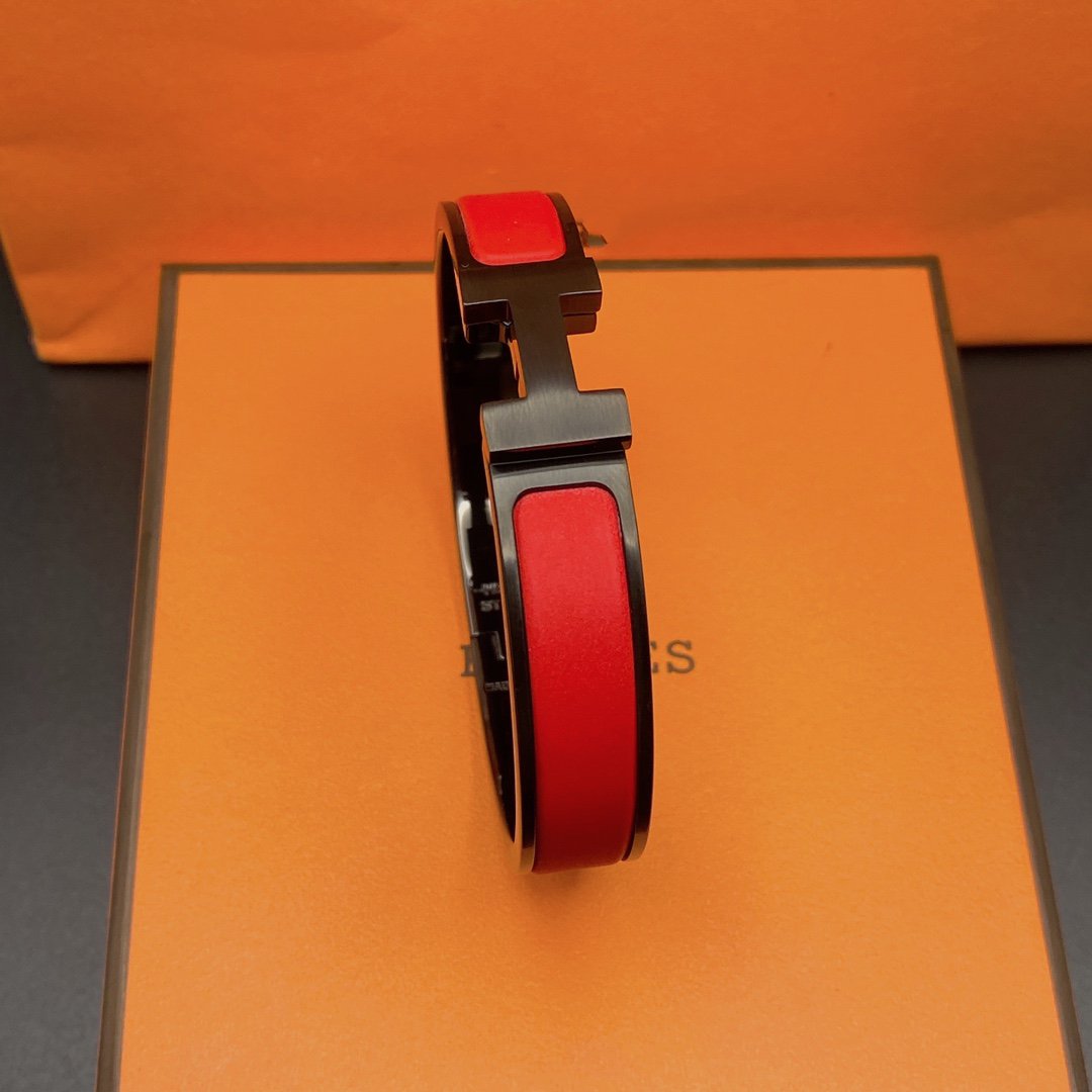 [moco jewelrys]CLIC HM SO SCHWARZ ROTES ARMBAND