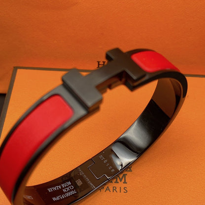 [moco jewelrys]CLIC HM SO SCHWARZ ROTES ARMBAND
