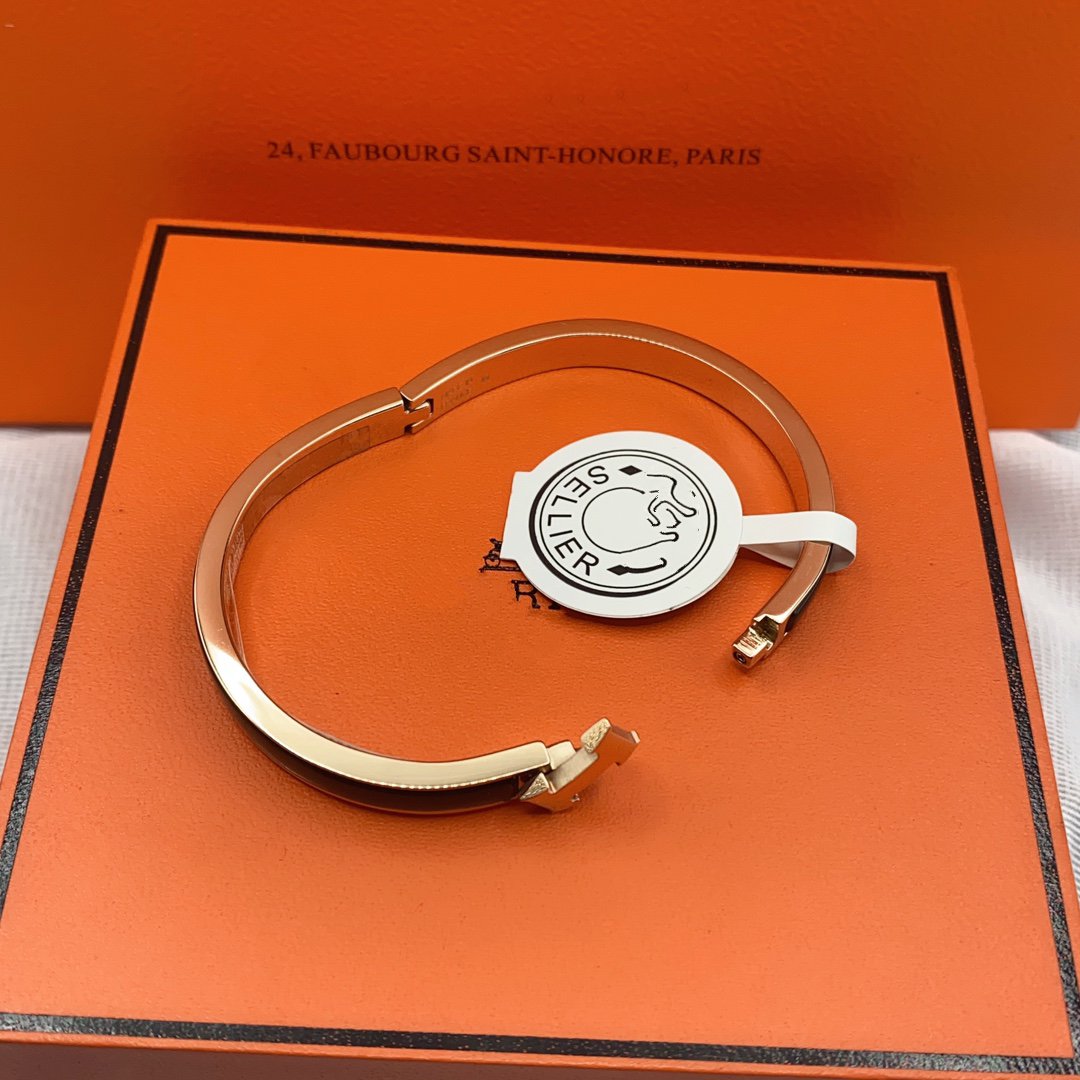 [moco jewelrys]KLASSISCHES HM KLICK SCHWARZ 8MM EMAILLE ARMBAND