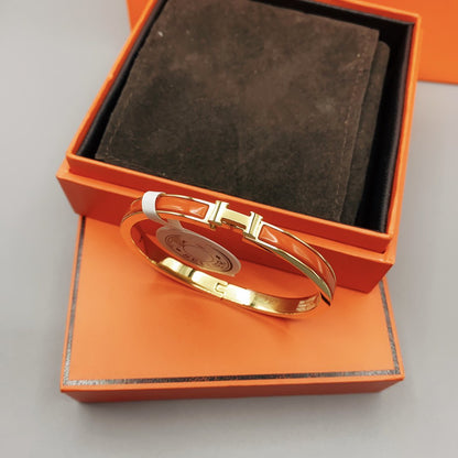 [moco jewelrys]KLASSISCHES HM KLICK ROT 8MM EMAILLE ARMBAND