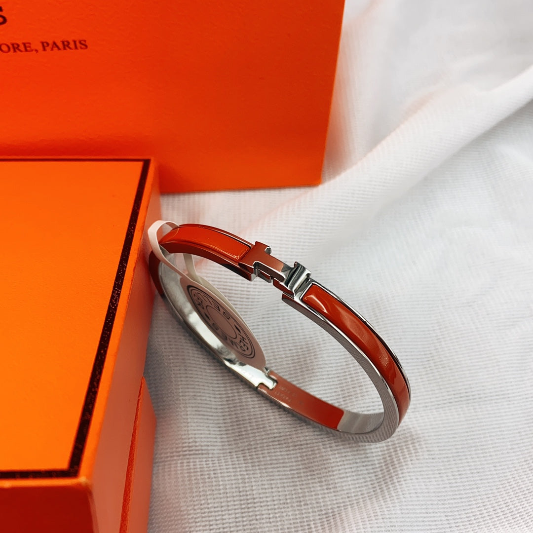 [moco jewelrys]KLASSISCHES HM KLICK ROT 8MM EMAILLE ARMBAND