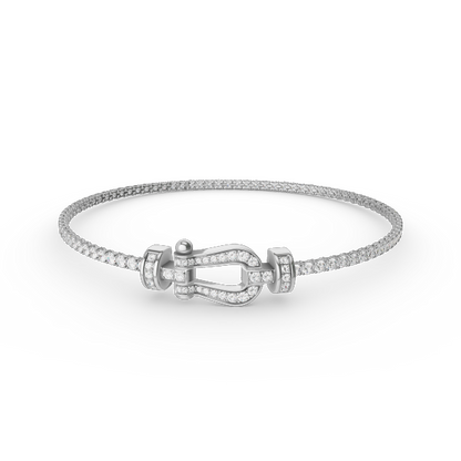 [moco jewelrys]FORCE HUFEISEN DIAMANT TENNISARMREIF