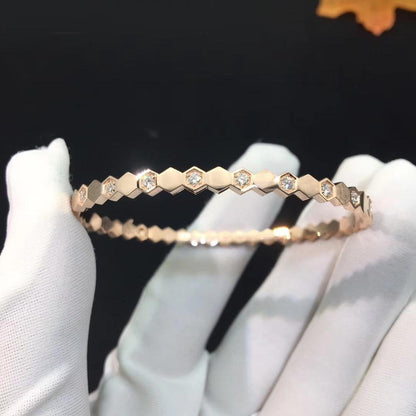 [moco jewelrys]BEE LOVE ROSÉGOLD DIAMANTARMBAND