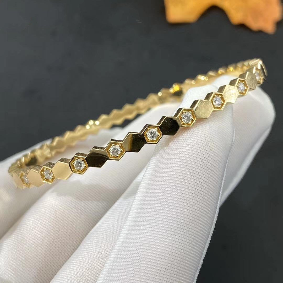 [moco jewelrys]BEE LOVE GOLD DIAMANT ARMREIF