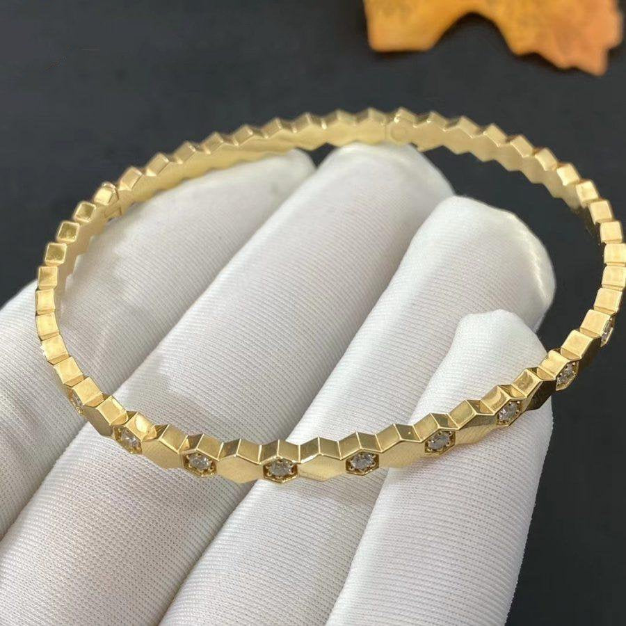 [moco jewelrys]BEE LOVE GOLD DIAMANT ARMREIF