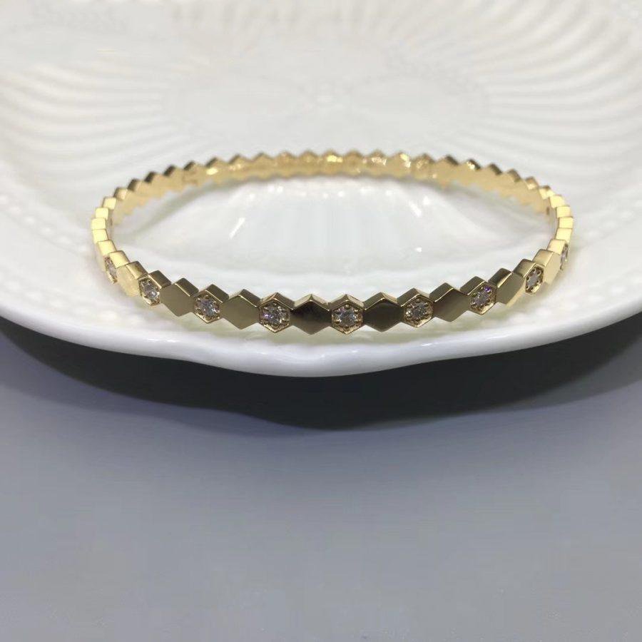 [moco jewelrys]BEE LOVE GOLD DIAMANT ARMREIF