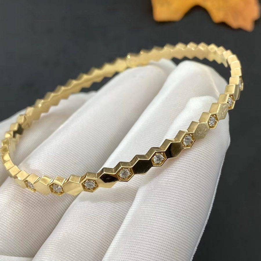 [moco jewelrys]BEE LOVE GOLD DIAMANT ARMREIF