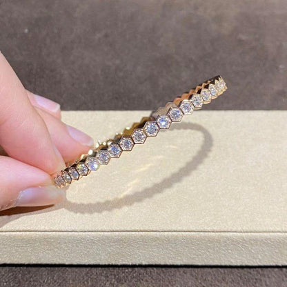 [moco jewelrys]BEE LOVE GOLD BRACELET VOLL DIAMANT