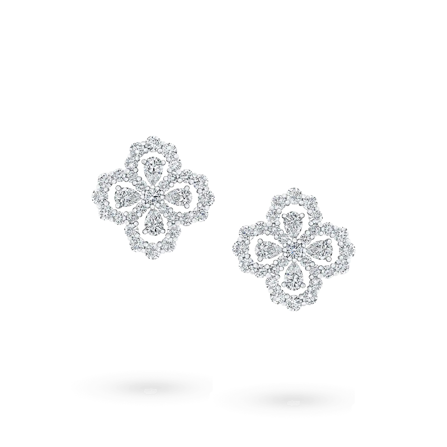 [moco jewelrys]CREOLEN VOLL MOTIV DIAMANT 16MM