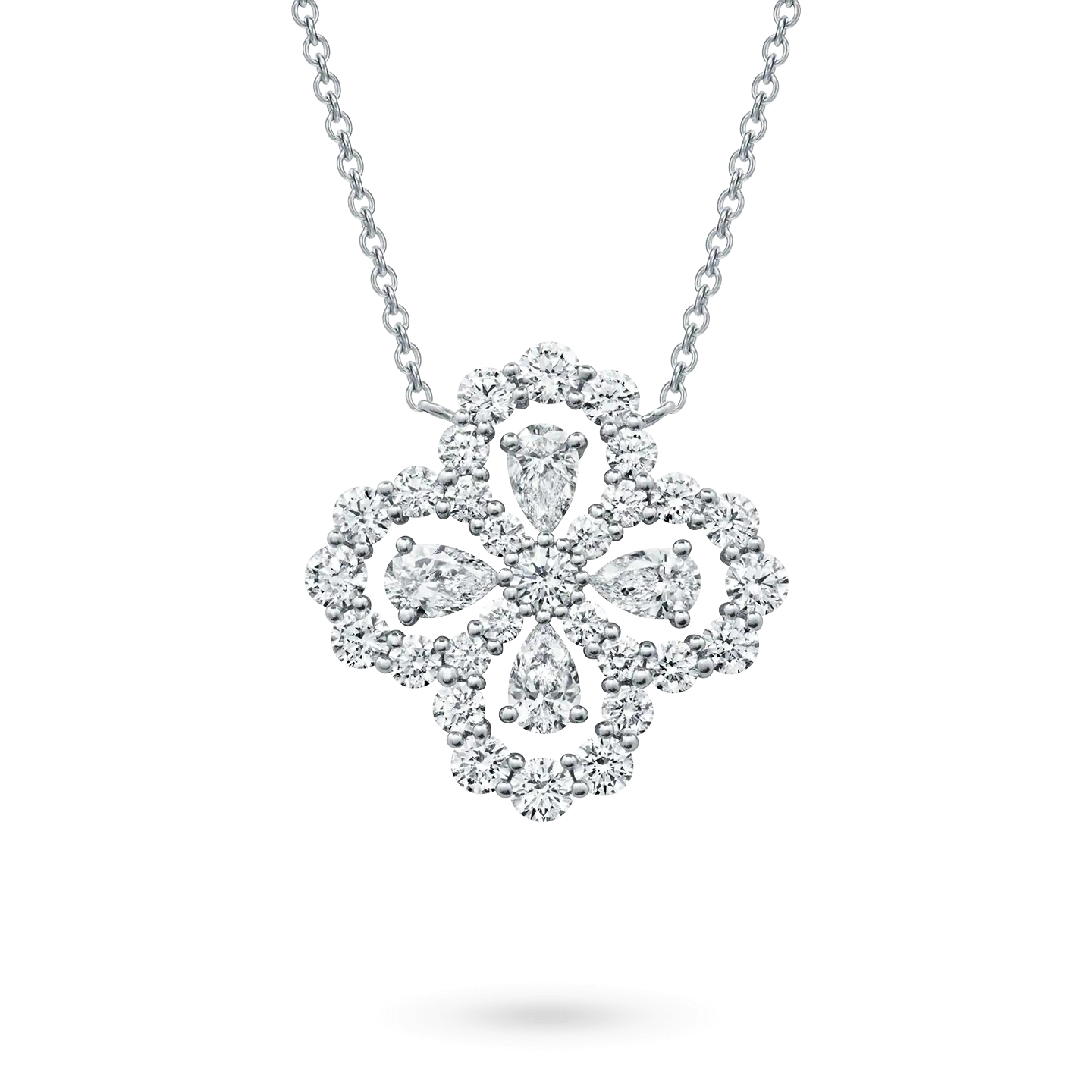 [moco jewelrys]LOOP-HALSKETTE VOLL MOTIV DIAMANT 16MM MEHRERE FARBEN