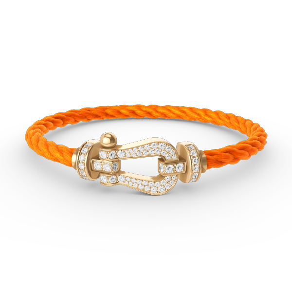 [moco jewelrys]FORCE GROSSES HUFEISEN VOLLDIAMANTEN ARMBAND GOLD