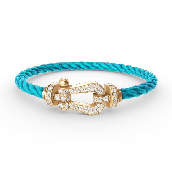 [moco jewelrys]FORCE GROSSES HUFEISEN VOLLDIAMANTEN ARMBAND GOLD