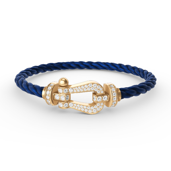 [moco jewelrys]FORCE GROSSES HUFEISEN VOLLDIAMANTEN ARMBAND GOLD
