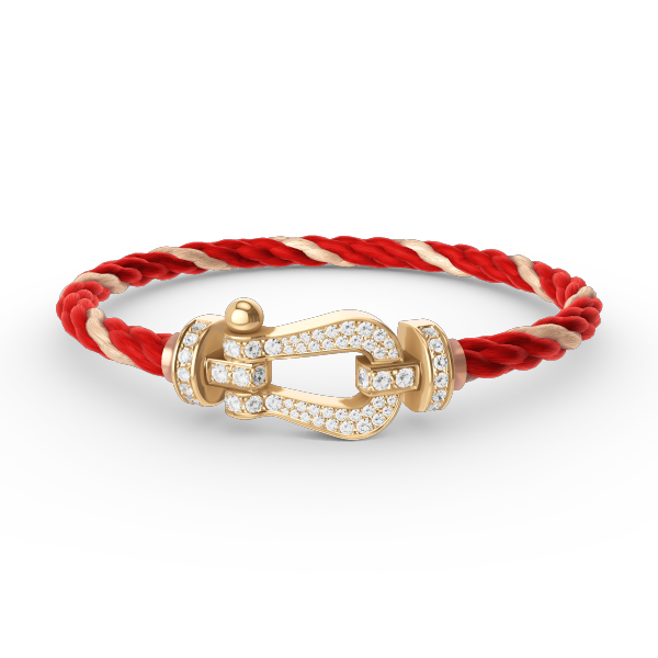 [moco jewelrys]FORCE GROSSES HUFEISEN VOLLDIAMANTEN ARMBAND GOLD