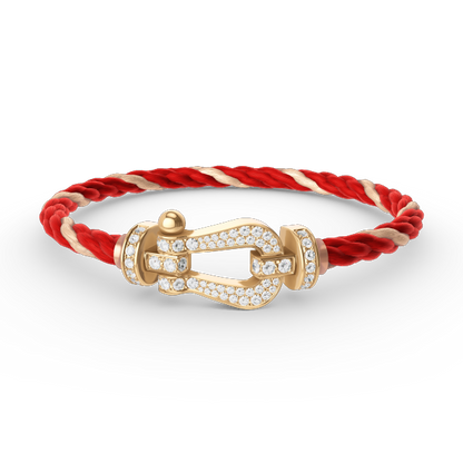 [moco jewelrys]FORCE GROSSES HUFEISEN VOLLDIAMANTEN ARMBAND GOLD