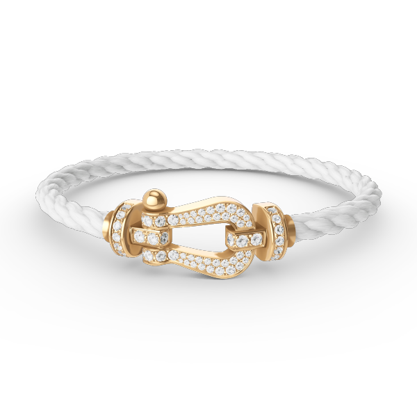 [moco jewelrys]FORCE GROSSES HUFEISEN VOLLDIAMANTEN ARMBAND GOLD
