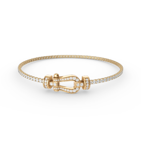 [moco jewelrys]FORCE HUFEISEN DIAMANT TENNISARMREIF