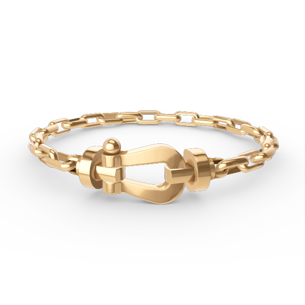 [moco jewelrys]FORCE GROSSER HUFEISENVERSCHLUSS METALLARMREIF