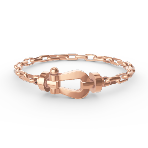 [moco jewelrys]FORCE GROSSER HUFEISENVERSCHLUSS METALLARMREIF