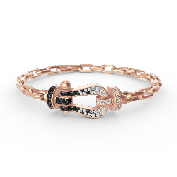 [moco jewelrys]FORCE GROSSER HUFEISENVERSCHLUSS METALLARMREIF