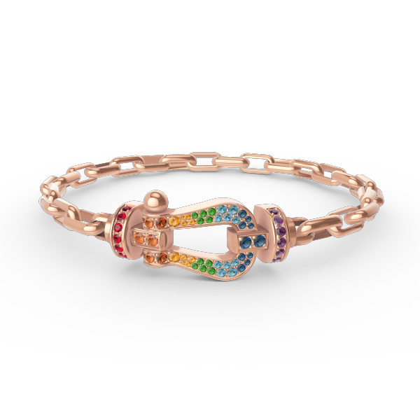 [moco jewelrys]FORCE GROSSER HUFEISENVERSCHLUSS METALLARMREIF