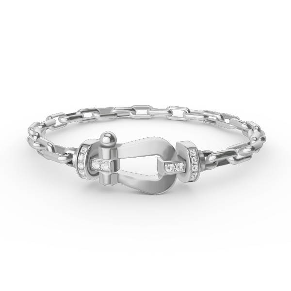 [moco jewelrys]FORCE GROSSER HUFEISENVERSCHLUSS METALLARMREIF
