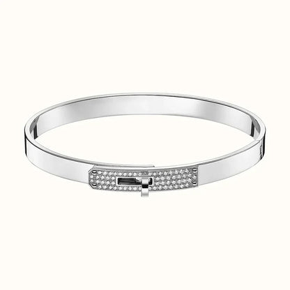 [moco jewelrys]KELLY SILBER DIAMANT ARMREIF