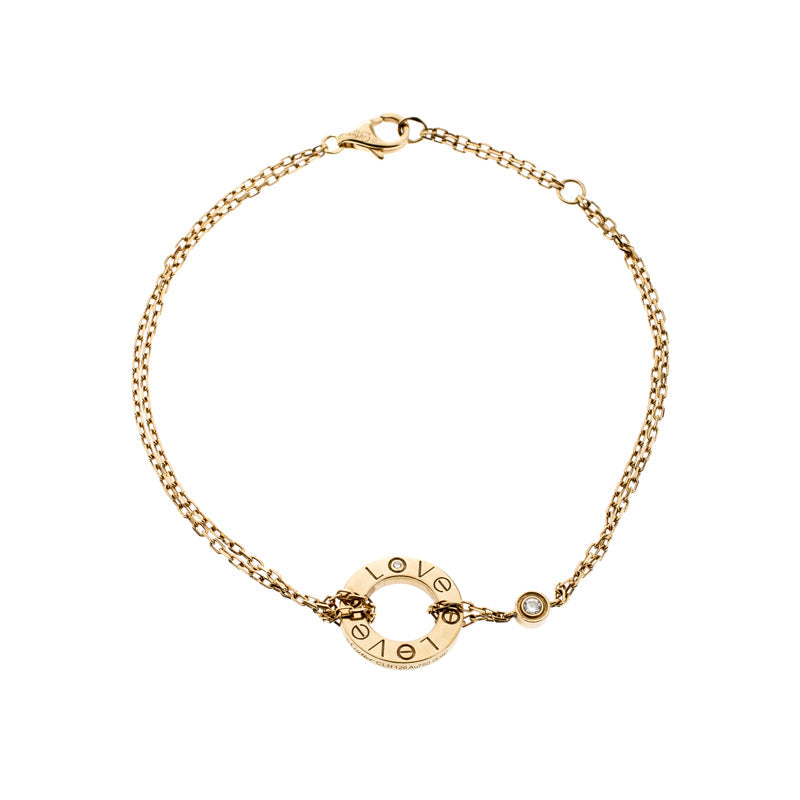 [moco jewelrys]LOVE ARMBAND 2 DIAMANTEN