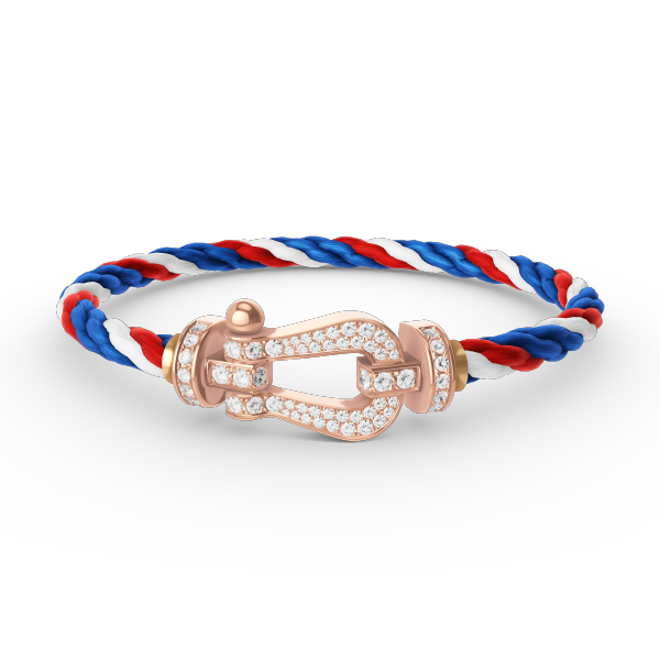 [moco jewelrys]FORCE LARGE HUFEISEN FULL DIAMOND ARMBAND ROSÉGOLD