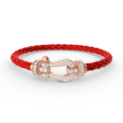 [moco jewelrys]FORCE LARGE HUFEISEN FULL DIAMOND ARMBAND ROSÉGOLD