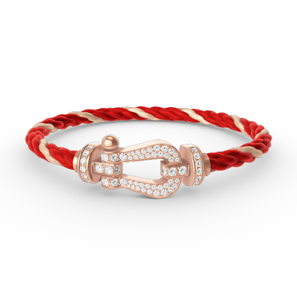 [moco jewelrys]FORCE LARGE HUFEISEN FULL DIAMOND ARMBAND ROSÉGOLD