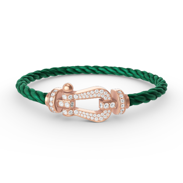 [moco jewelrys]FORCE LARGE HUFEISEN FULL DIAMOND ARMBAND ROSÉGOLD