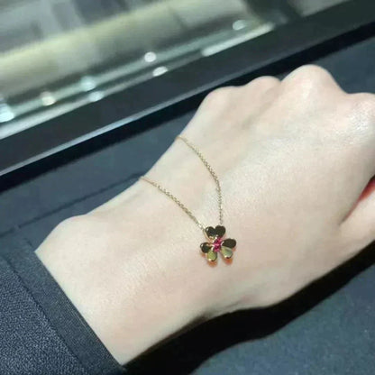[moco jewelrys]FRIVOLE GOLD BLUMENHALSKETTE