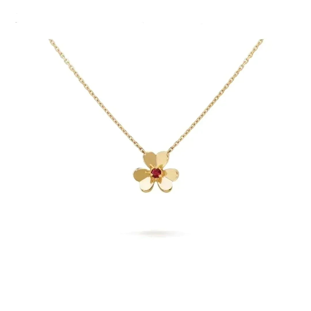 [moco jewelrys]FRIVOLE GOLD BLUMENHALSKETTE