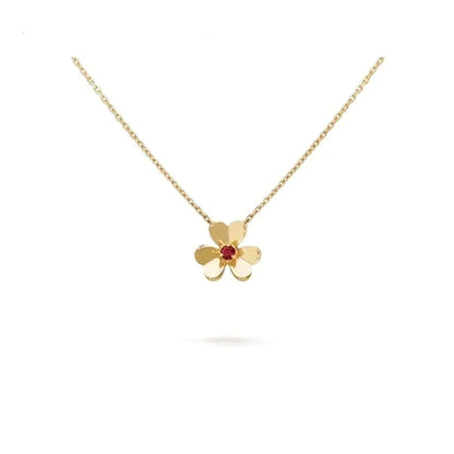 [moco jewelrys]FRIVOLE GOLD BLUMENHALSKETTE