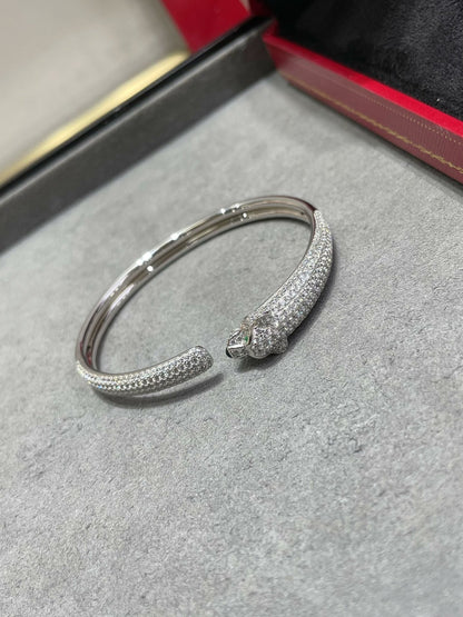 [moco jewelrys]PANTHER VOLLDIAMANT ARMBAND OFFEN
