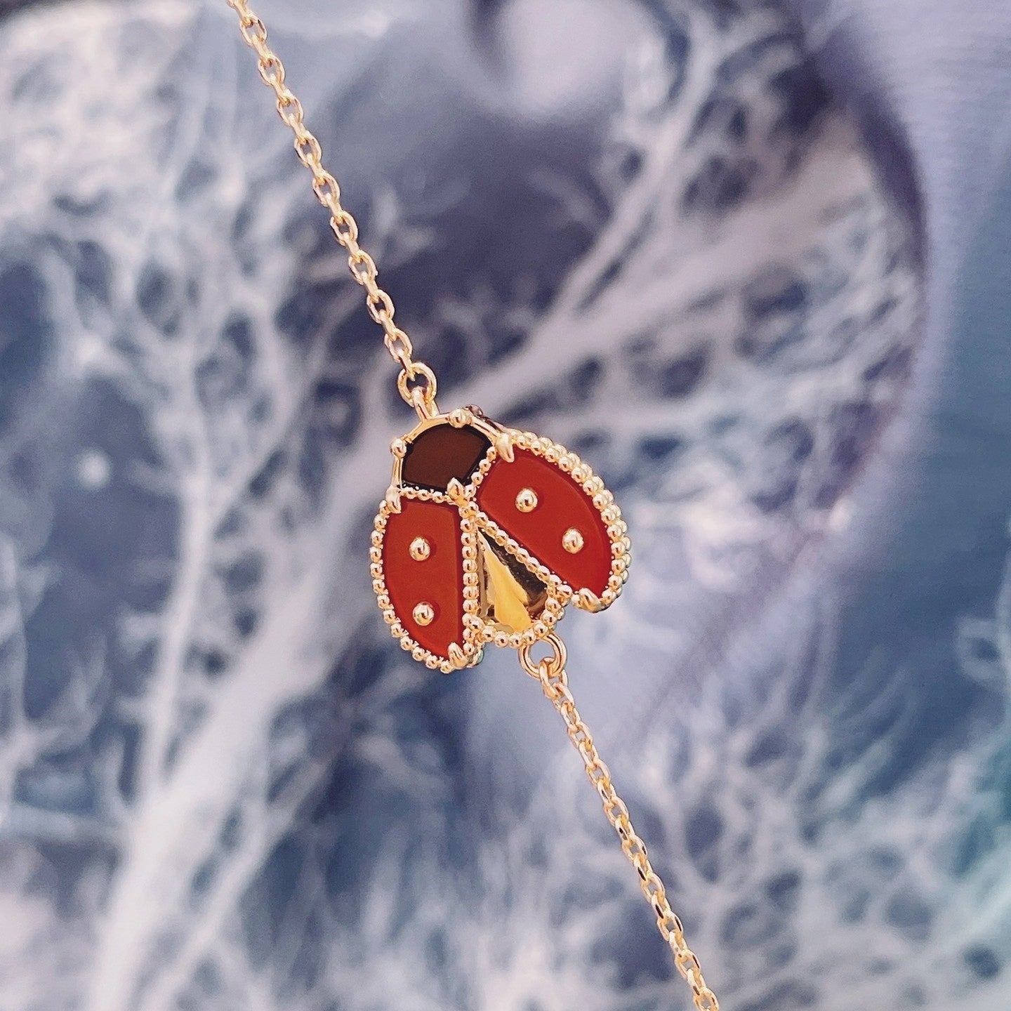 [moco jewelrys]LUCKY SPRING 1 MOTIV ARMBAND AUS ROSÉGOLD