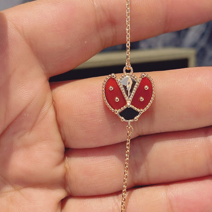 [moco jewelrys]LUCKY SPRING 1 MOTIV ARMBAND AUS ROSÉGOLD